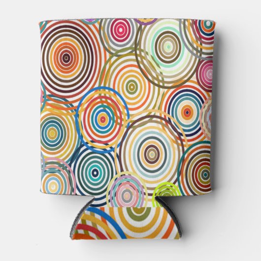 Regenboogcirkels Blikjeskoeler (Voorkant)