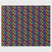 Regenboogcirkels Cadeaupapier (Vlak)