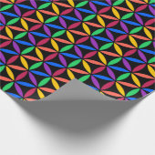 Regenboogcirkels Cadeaupapier (Hoek)