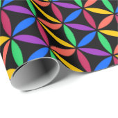 Regenboogcirkels Cadeaupapier (Rol Hoek)