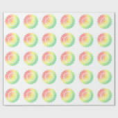 Regenboogcirkels Cadeaupapier (Vlak)