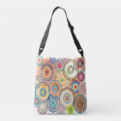 Regenboogcirkels Crossbody Tas (Achterkant)