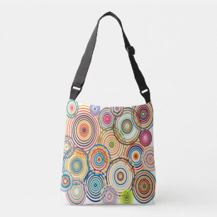 Regenboogcirkels Crossbody Tas