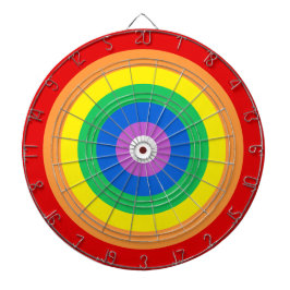 Regenboogcirkels Dartbord