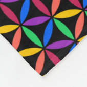 Regenboogcirkels Fleece Deken (Hoek)