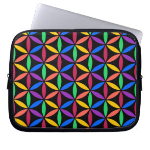 Regenboogcirkels Laptop Sleeve