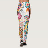 Regenboogcirkels Leggings (Achterkant)