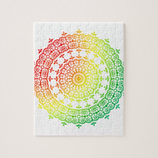 Regenboogcirkels Legpuzzel (Verticaal)