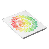 Regenboogcirkels Notitieblok (Schuin)