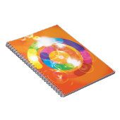 Regenboogcirkels Notitieboek (Rechterzijde)
