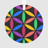 Regenboogcirkels Ornament (achterkant)