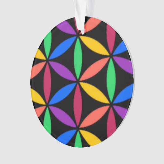 Regenboogcirkels Ornament (voorkant)