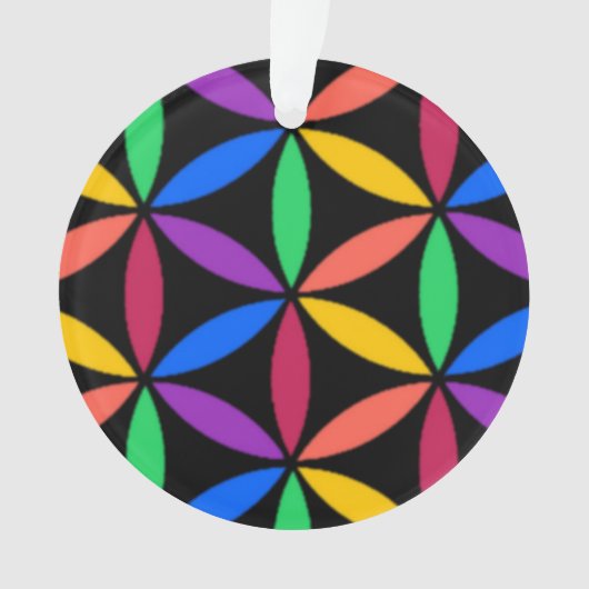 Regenboogcirkels Ornament (voorkant)