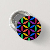Regenboogcirkels Ronde Button 3,2 Cm (Voorkant /achterkant)