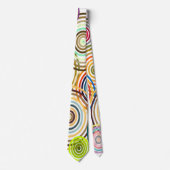 Regenboogcirkels Stropdas (Voorkant)