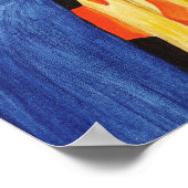 Regenboogclown Poster (Hoek)