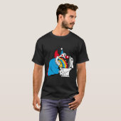 Regenboogclown T-shirt (Voorkant volledig)