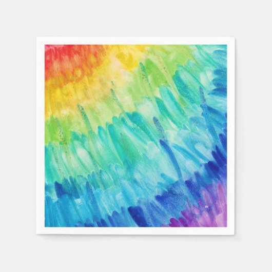 Regenboogcocktail Servet (Voorkant)