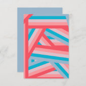 Regenboogcollage Bedankkaart (Voorkant / Achterkant)