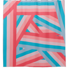 Regenboogcollage Douchegordijn