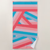 Regenboogcollage Strandlaken (Voorkant)