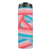 Regenboogcollage Thermosbeker (Voorkant)