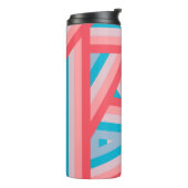 Regenboogcollage Thermosbeker (Gedraaid links)