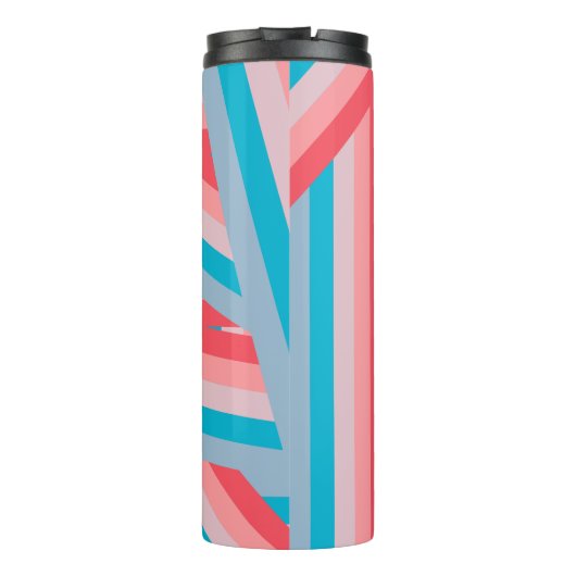 Regenboogcollage Thermosbeker (Achterkant)