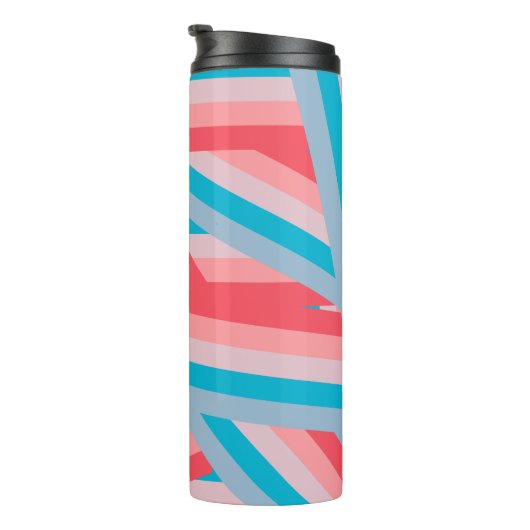 Regenboogcollage Thermosbeker (Geroteerd rechts)