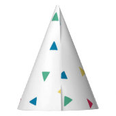 RegenboogConfetti Feesthoedjes (Achterkant)