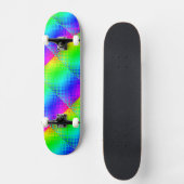 Regenboogcontrole door Kenneth Yoncich Persoonlijk Skateboard (Voorkant)