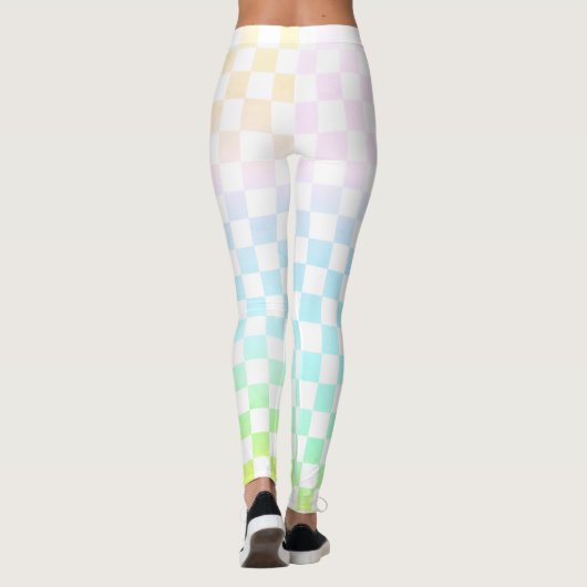 Regenboogcontrole Leggings (Achterkant)