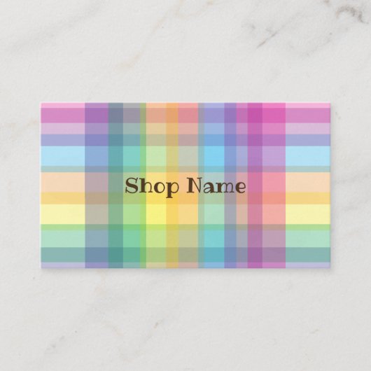 Regenboogcontrole Visitekaartje (Voorkant)