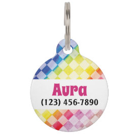 Regenboogcontroles Huisdierpenning