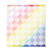 Regenboogcontroles Notitieblok (Voorkant)