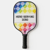 Regenboogcontroles Pickleball Paddle (Achterkant)
