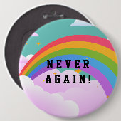 Regenboogconvenant Ronde Button 6,0 Cm (Voorkant /achterkant)