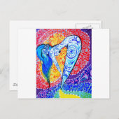 Regenboogdag van de dode zeemeermin briefkaart (Voorkant / Achterkant)