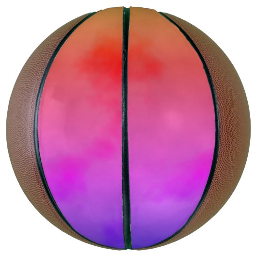 Regenboogdamp Basketbal (Verticaal)