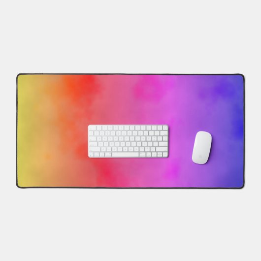 Regenboogdamp Bureaumat (Keyboard & Muis)