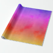 Regenboogdamp Cadeaupapier (Uitgerold)