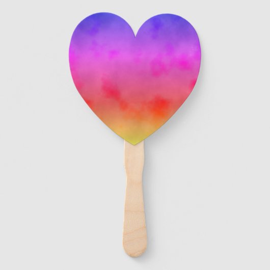 Regenboogdamp Handwaaier (Achterkant)