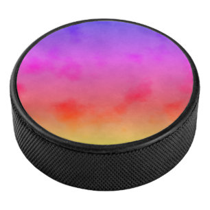 Regenboogdamp Hockey Puck