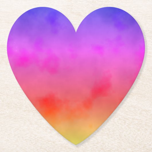 Regenboogdamp Kartonnen Onderzetters (Voorkant)