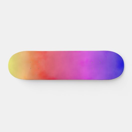 Regenboogdamp Persoonlijk Skateboard (Horizontaal)