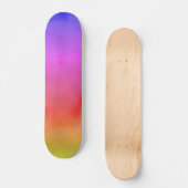 Regenboogdamp Persoonlijk Skateboard (Voorkant)
