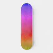 Regenboogdamp Persoonlijk Skateboard (Voorkant)