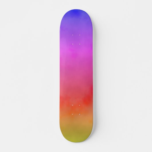 Regenboogdamp Persoonlijk Skateboard (Voorkant)