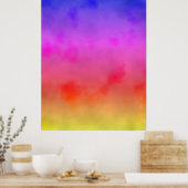 Regenboogdamp Poster (Keuken)