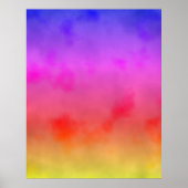 Regenboogdamp Poster (Voorkant)